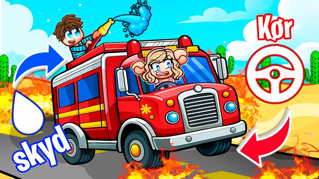 Judex Og Jeg Bliver BRANDMÆND I Roblox!