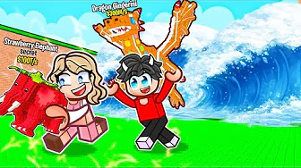 Vi Redder ALLE Brainrots Fra En KÆMPE Tsunami I Roblox!