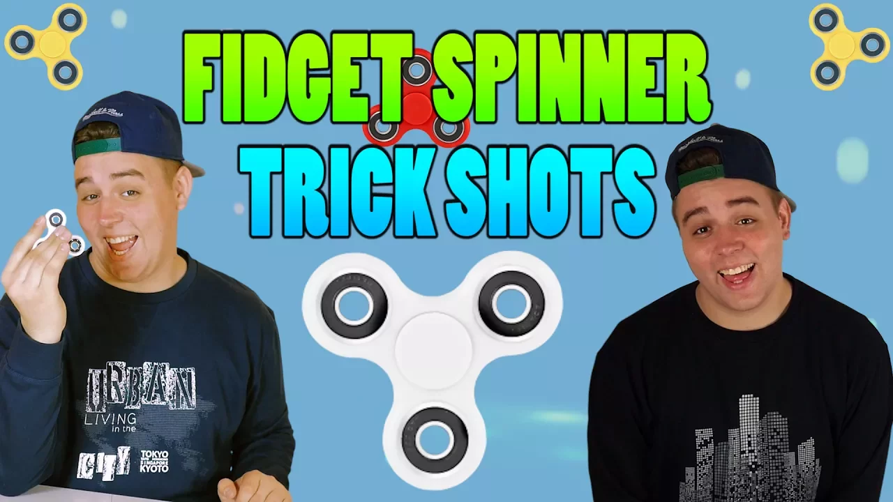 Fidget Spinner Trick Shots | Guldborg