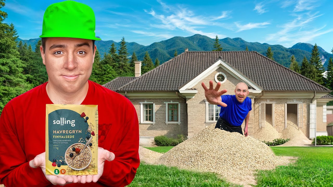 Fylder Moartens hjem med 1 TON havregryn