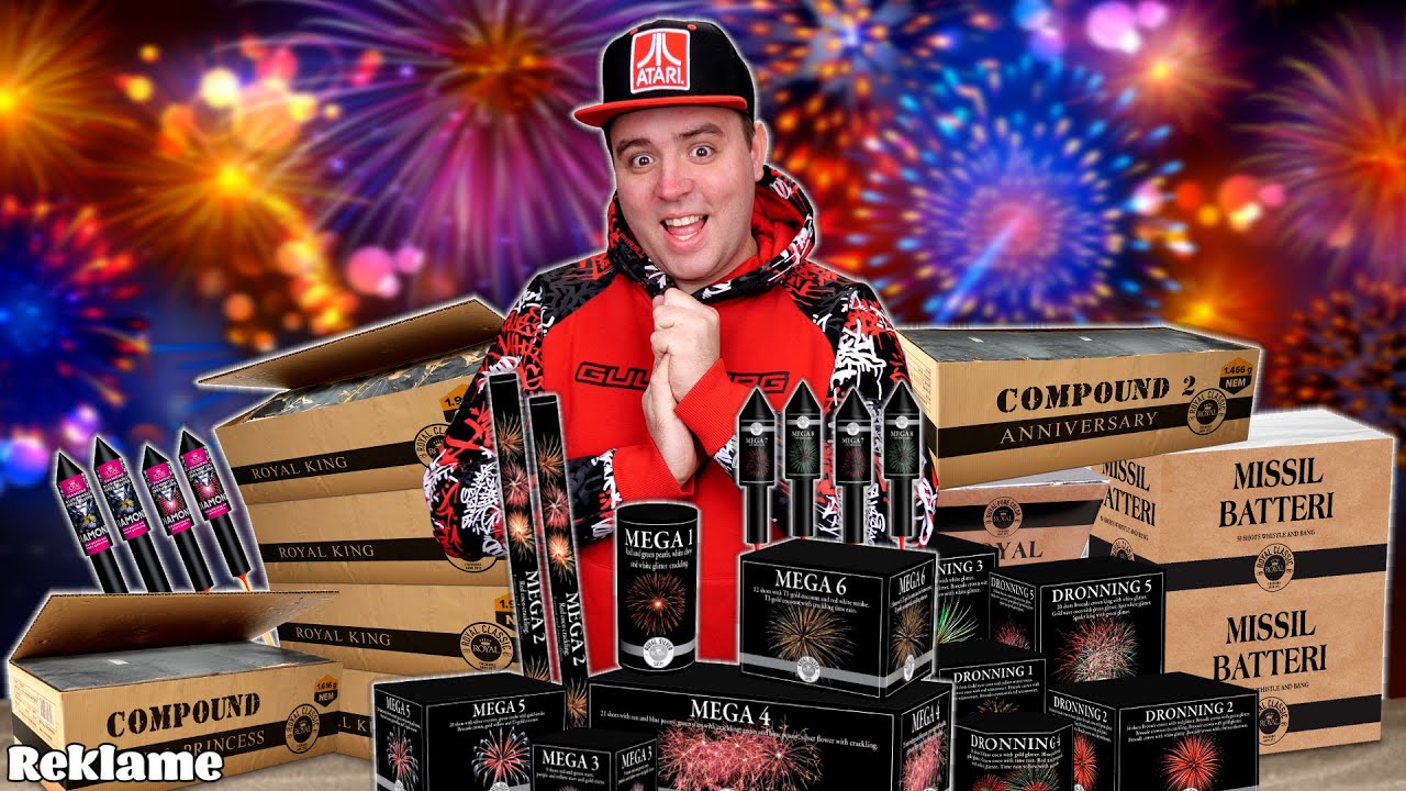 Tømmer et fyrværkerilager og skyder det hele af