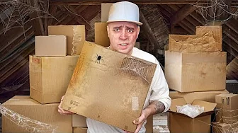 Åbner pakker som jeg har købt, men glemt alt om i flere år