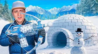 Tester de fedeste ting til sne'en