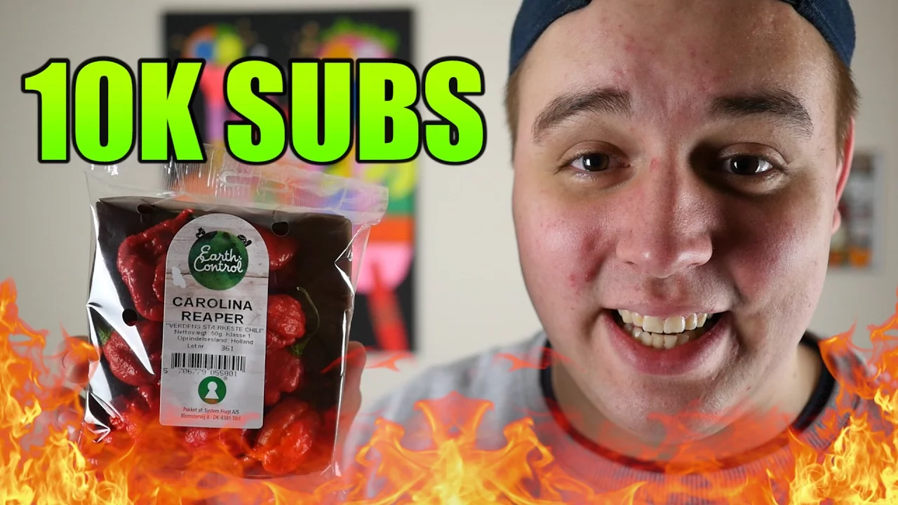 VERDENS STÆRKESTE CHILI PRANK! | 10K Subs Special