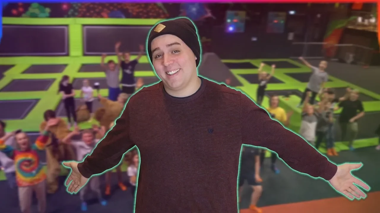 EN NAT I EN TRAMPOLINPARK! #2