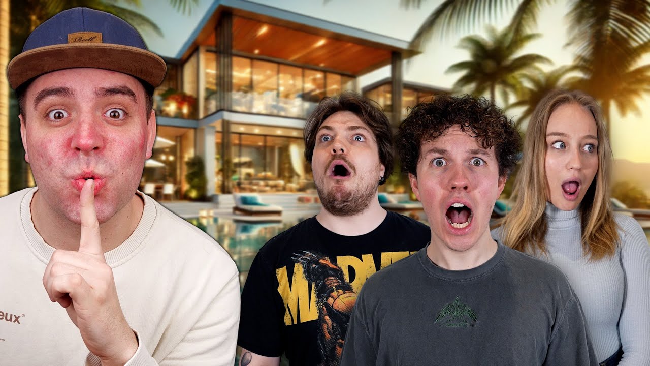 Overrasker mine venner med luksus sommerhus