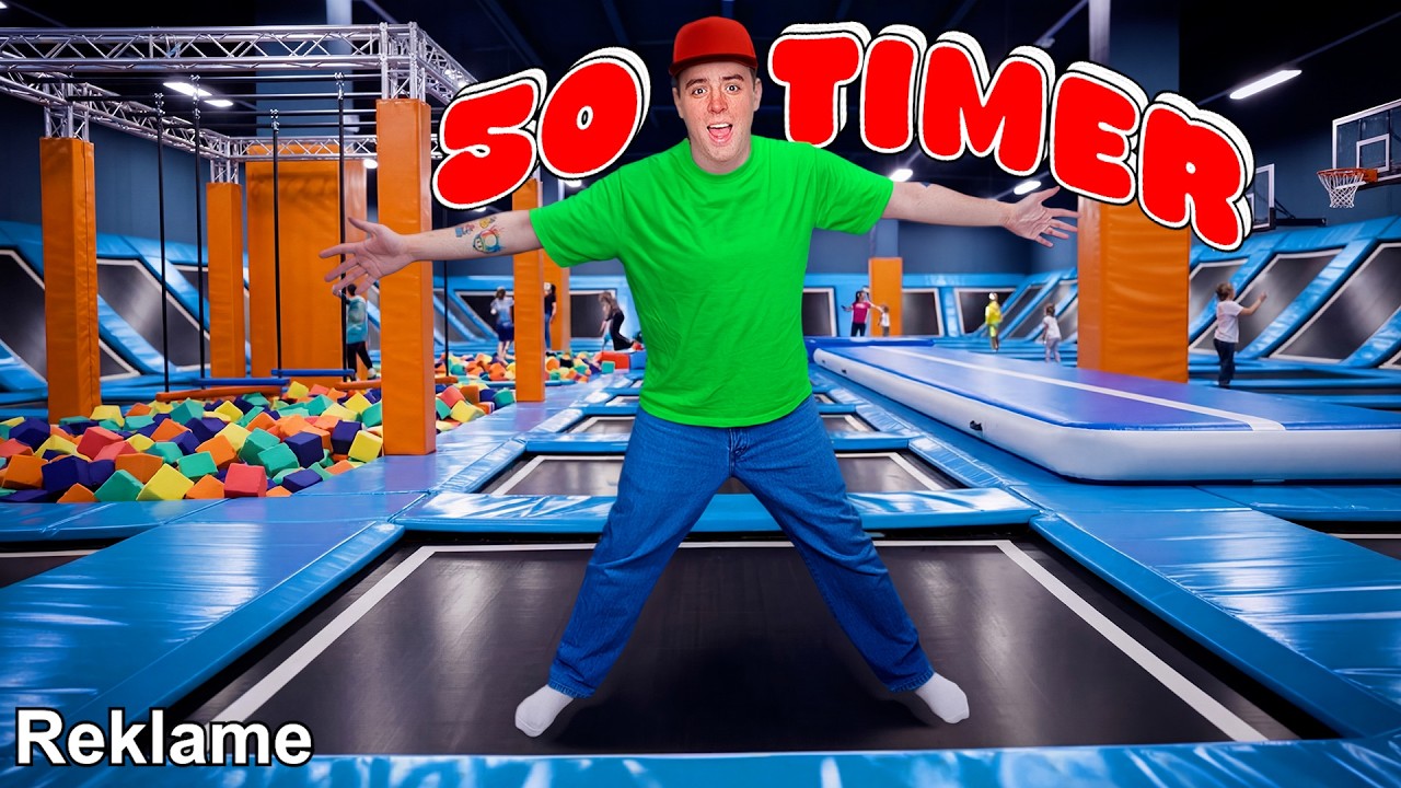 50 TIMER I EN TRAMPOLINPARK!