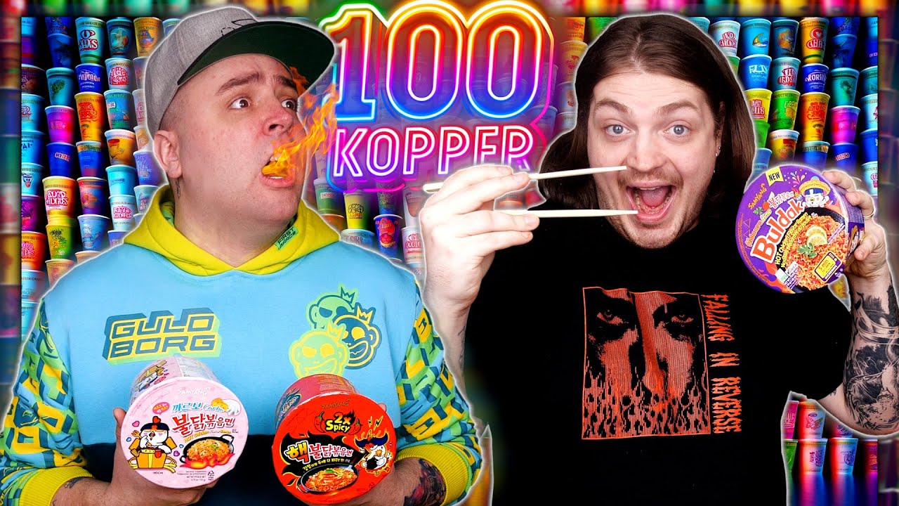 Smager ALLE kopnudler i Danmark (100+ kopper)