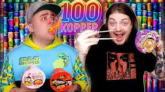 Smager ALLE kopnudler i Danmark (100+ kopper)