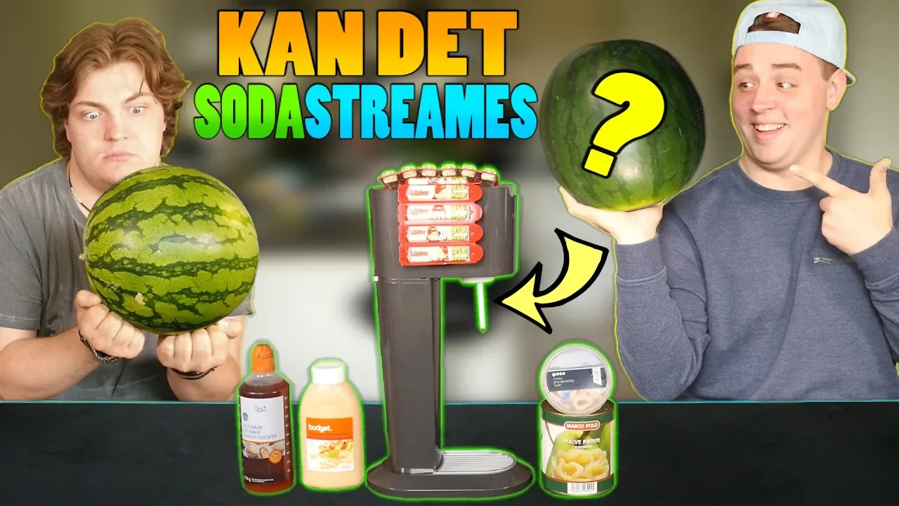 (KÆMPE) VANDMELON | Kan Det Sodastreames? #16