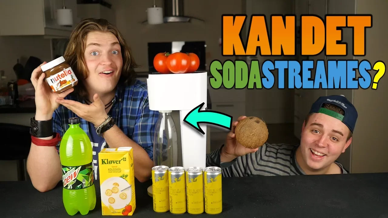 KOKOSNØD I SODASTREAM! | Kan Det Sodastreames? #5