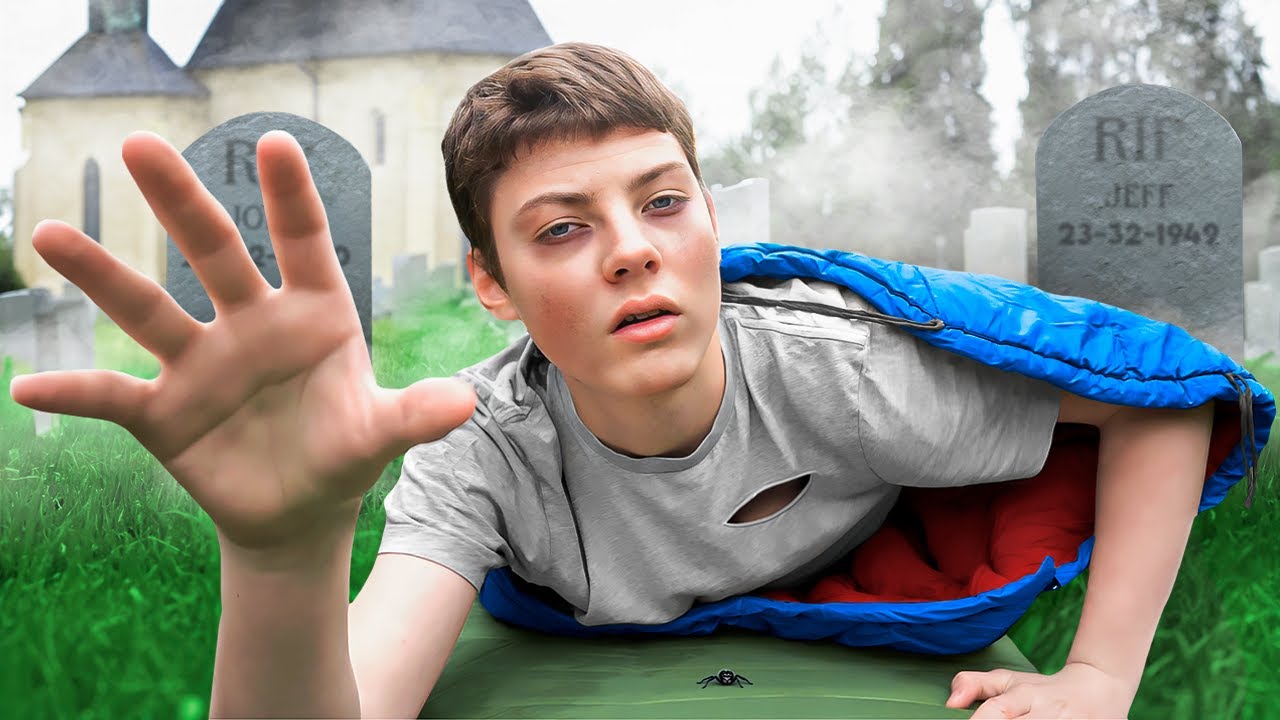 Jeg Overnattede Alene På En Kirkegård