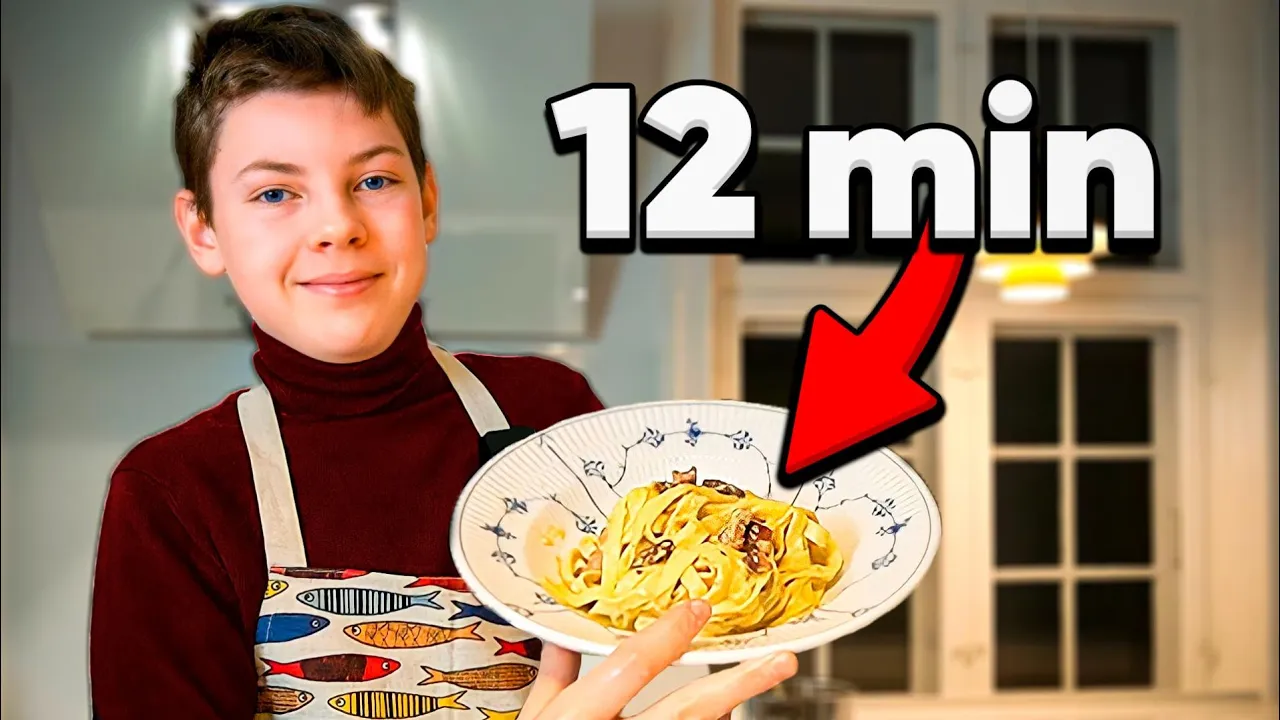 Pasta Carbonara på 12 Minutter!