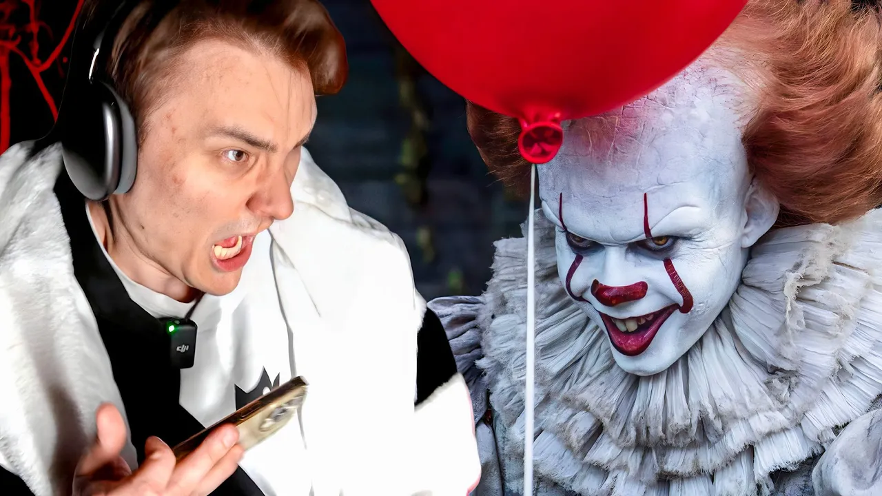 Ser Gyser ALENE i Skoven om natten