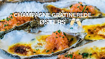 Champagnegratinerede Østers | Jacob Jørgsholm