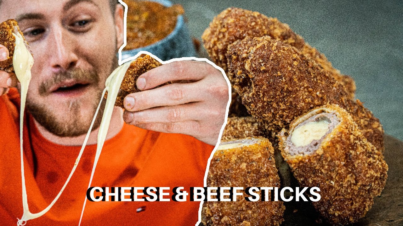 Cheese & beef sticks | Ultimativ tømmermændsmad | Jacob Jørgsholm