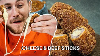 Cheese & beef sticks | Ultimativ tømmermændsmad | Jacob Jørgsholm