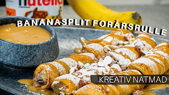 Bananasplit forårsruller | "Kreativ Natmad" EP. 02 | Jacob Jørgsholm