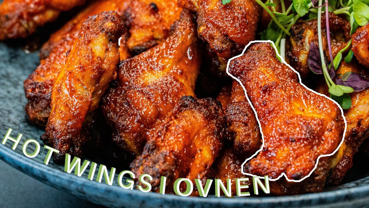 HOT WINGS i ovnen | Buffalo wings med blue cheese dip | Jacob Jørgsholm