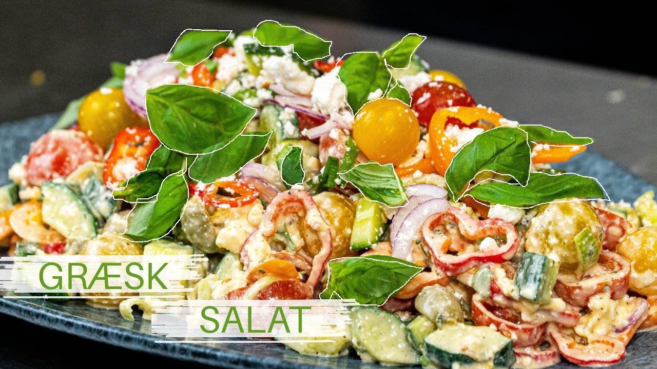 Græsk salat | Den bedste salatdressing! | Jacob Jørgsholm