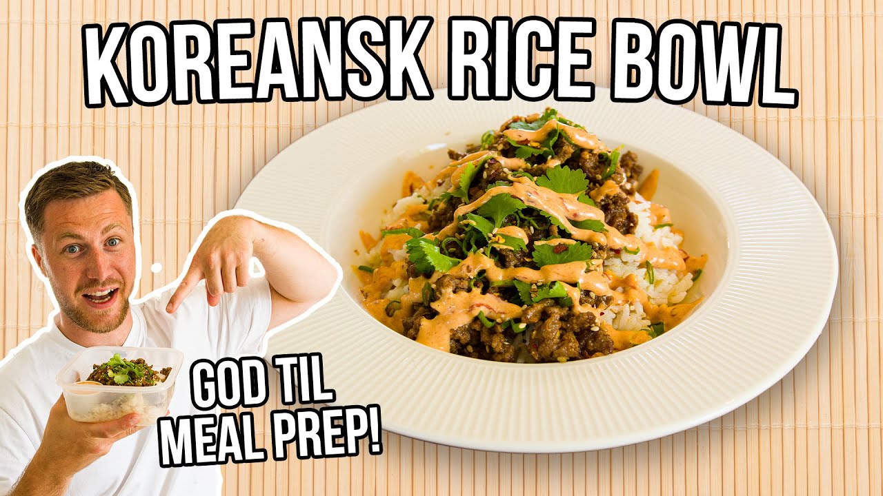 KOREANSK BEEF RICE BOWL (MEALPREP)