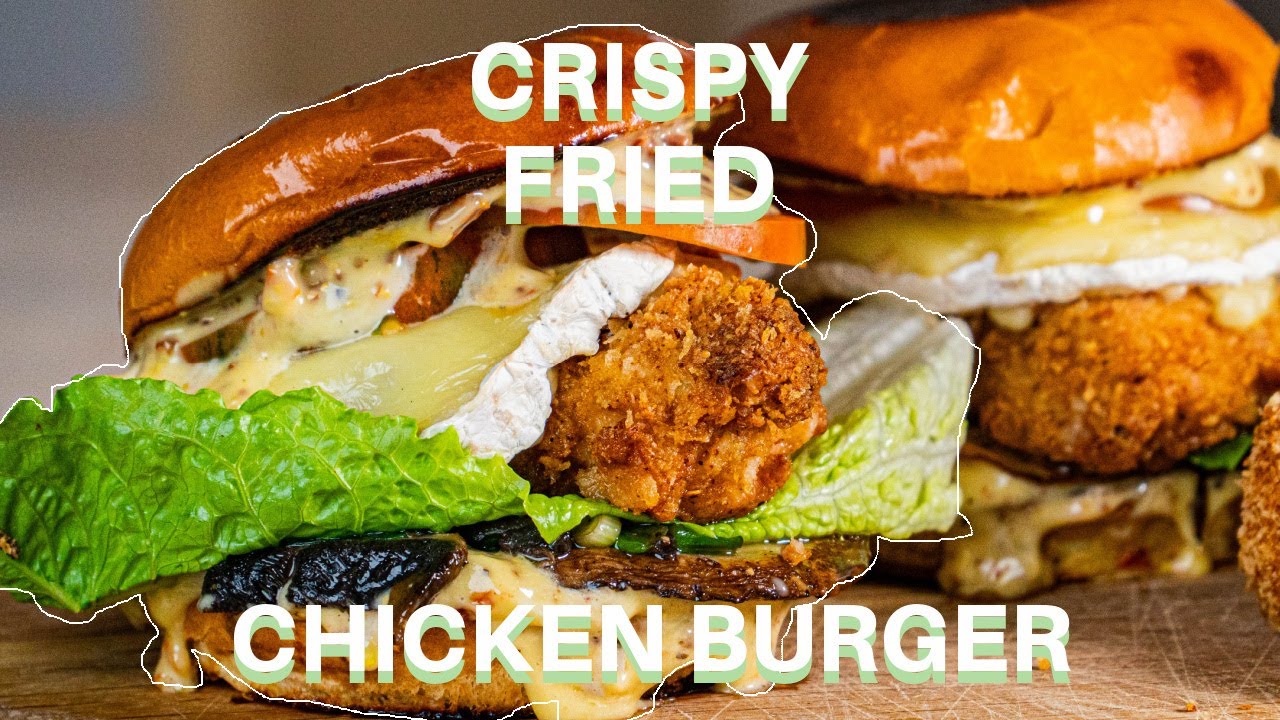 Crispy fried chicken burger | Verdens bedste kyllingeburger | Jacob Jørgsholm