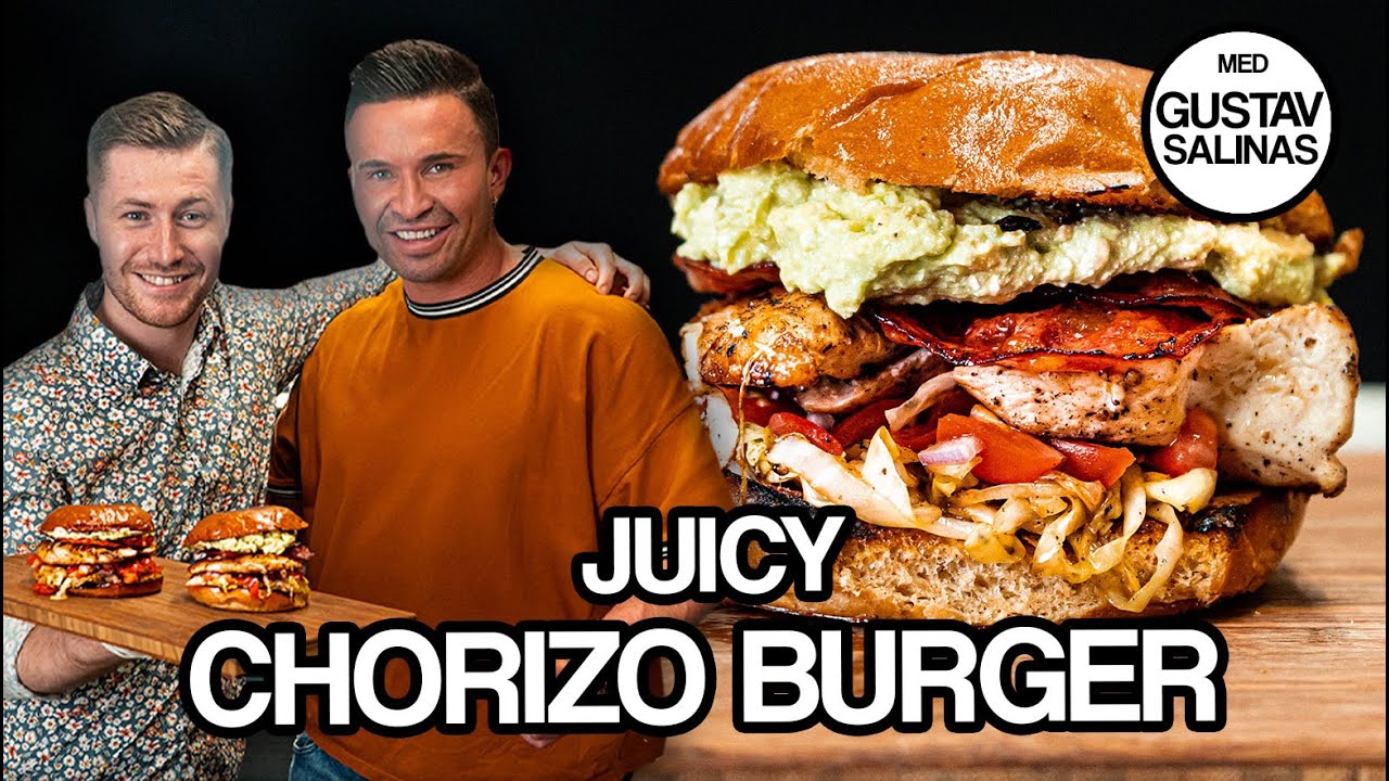 Juicy chorizo burger med GUSTAV SALINAS | Jacob & co.