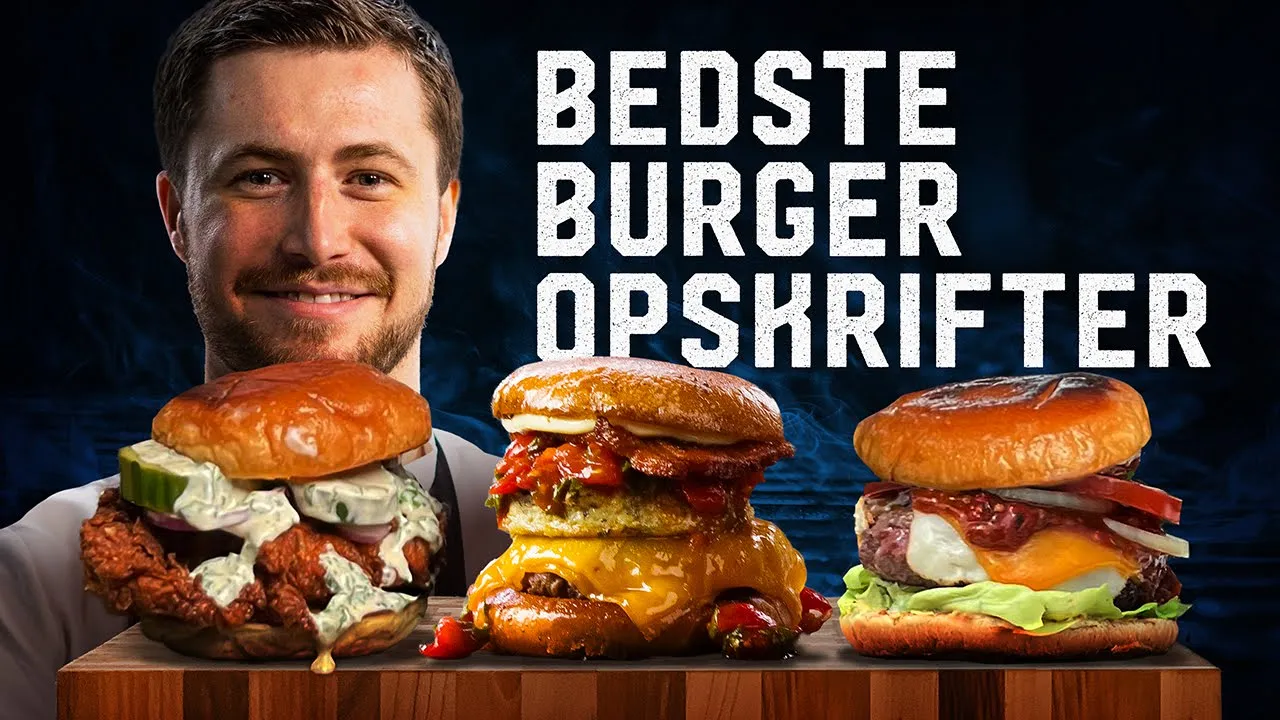 Mine 3 Bedste Burger Opskrifter!