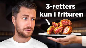 Alt Friturestegt: Kan Man Lave En 3-Retters Menu? | Testlab med Anker!