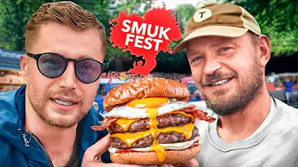 Anker og jeg tester ALT  det bedste mad på Smukfest 2025!