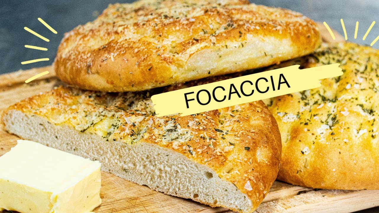 Verdens bedste focaccia brød | Parmesan & rosmarin | Jacob Jørgsholm