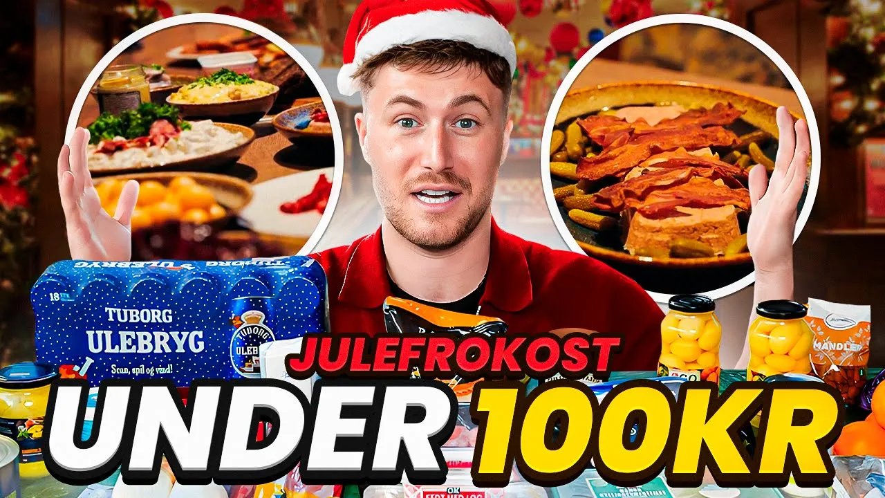 10-Retters Julefrokost til under 100 kr. pr. person