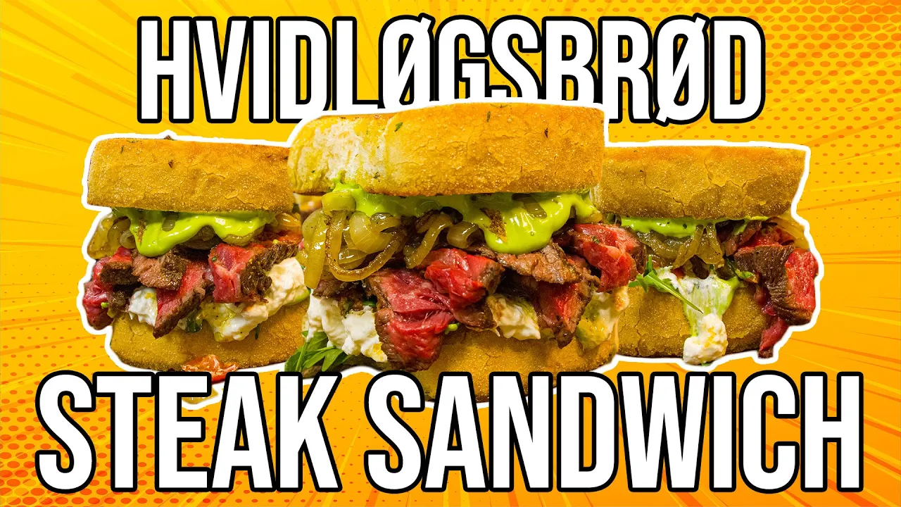 STEAK SANDWICH I HVIDLØGSBRØD???