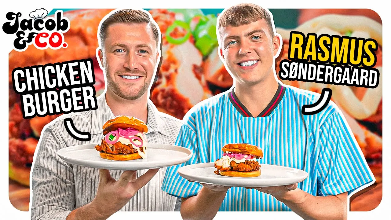 Crispy Chicken Burger med Rasmus Søndergaard! | Jacob & Co.