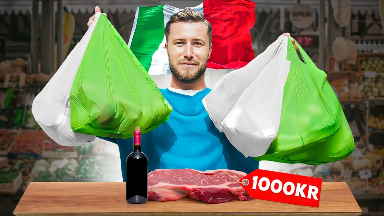 Jeg havde 1000 kr til at lave en 5 retters menu på et marked i Italien