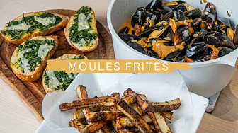 MOULES FRITES | Med ovnbagte fritter og urtebrød | Jacob Jørgsholm