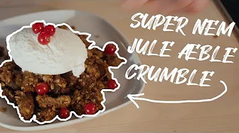 Æblecrumble | Super nem dessert | Jacob Jørgsholm