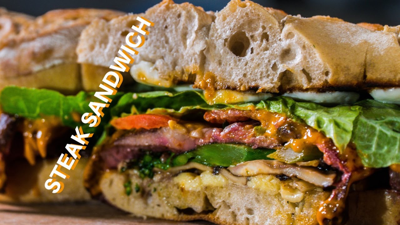 Den ultimative steak sandwich med urtepanerede mozzarella kugler | Jacob Jørgsholm