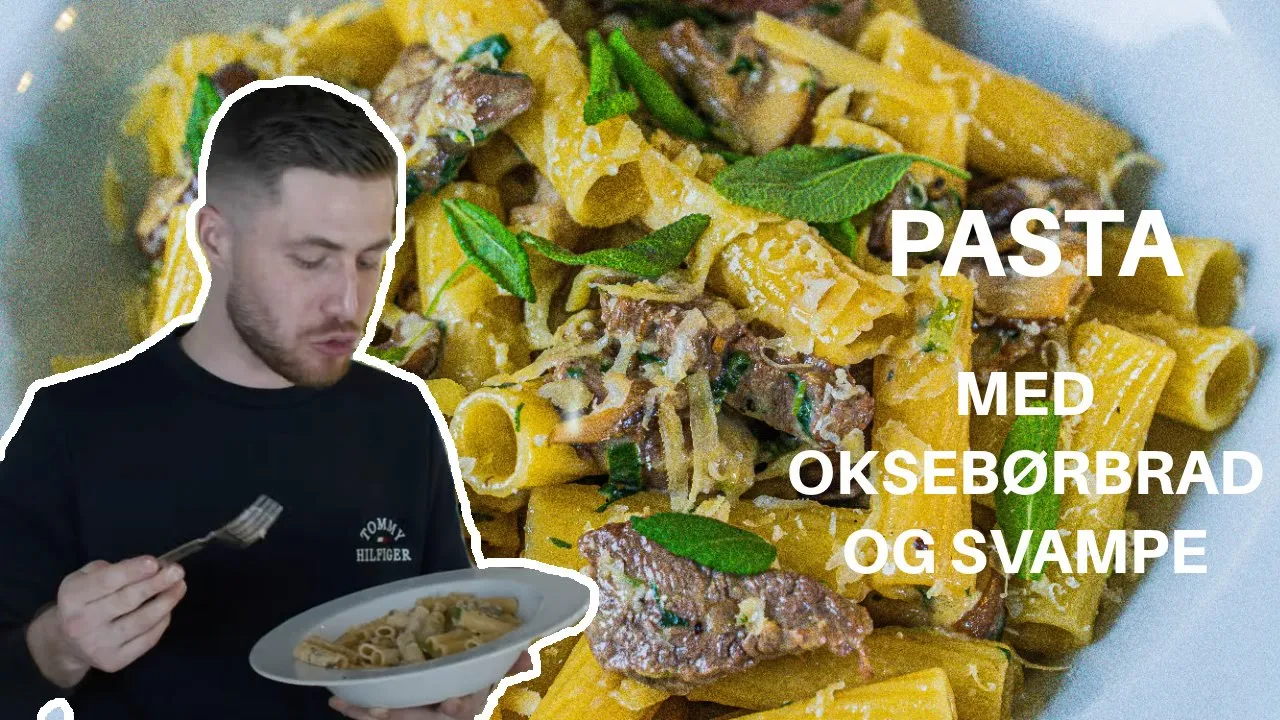 Pasta på 15 min | Oksemørbrad, svampe & flødesauce | Jacob Jørgsholm