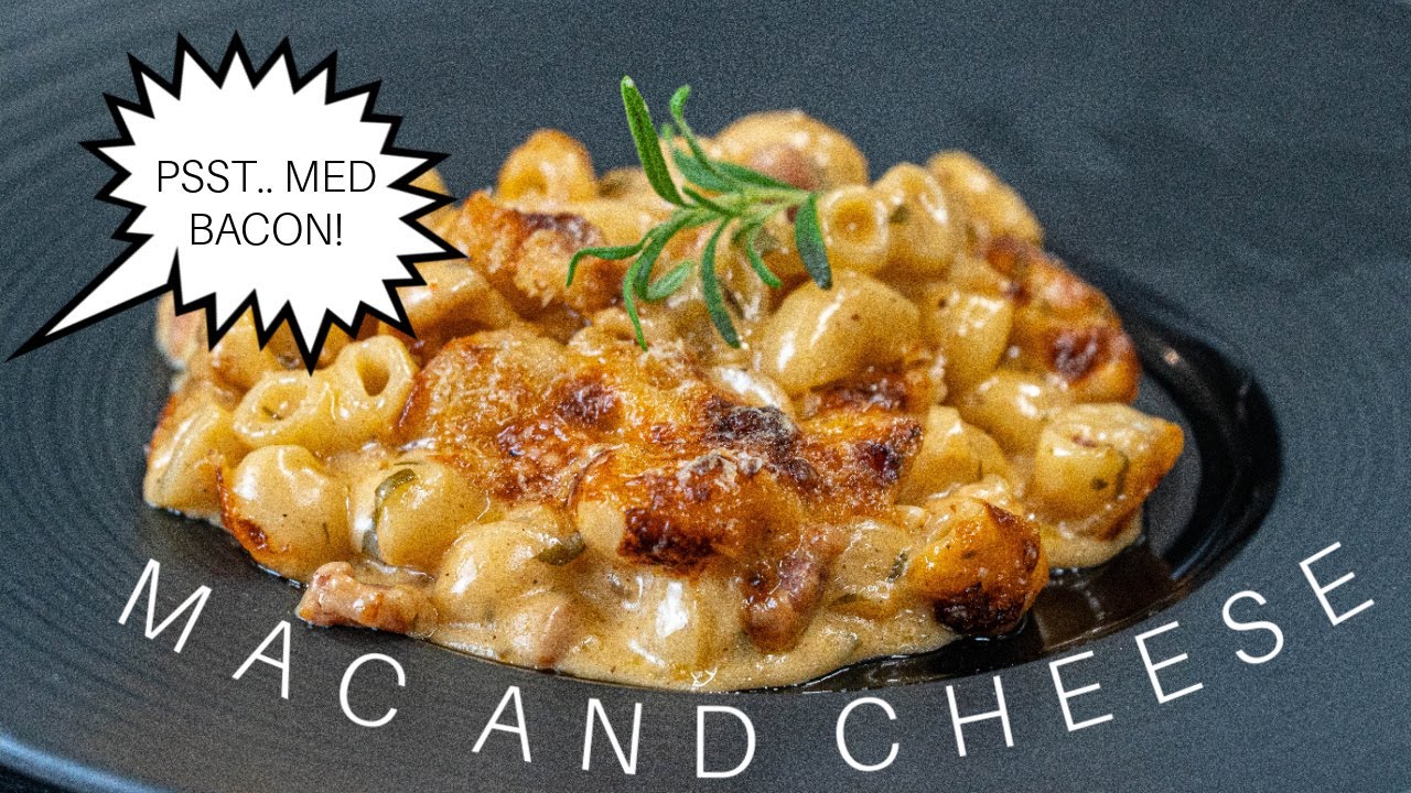Bacon MAC AND CHEESE med 5 oste | Jacob Jørgsholm