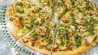 Kartoffel, feta & pesto pizza | Vegetarisk | Jacob Jørgsholm