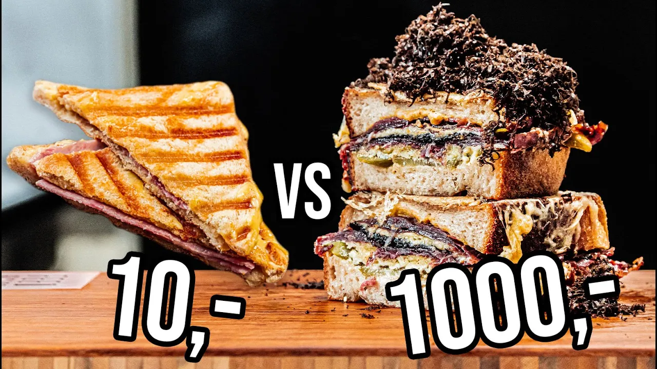 10kr VS 1000kr PARISERTOAST | BILLIG VS DYR