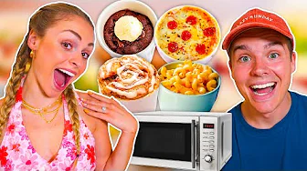 VI TESTER LÆKRE MIKROOVNS-OPSKRIFTER! (Prøv dem)