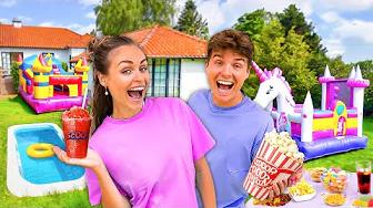 Kæmpe forlystelsespark i vores have!