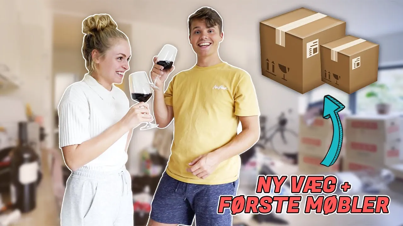 FØRSTE MÅNED I LEJLIGHEDEN!! (Flyttevlog del 2)