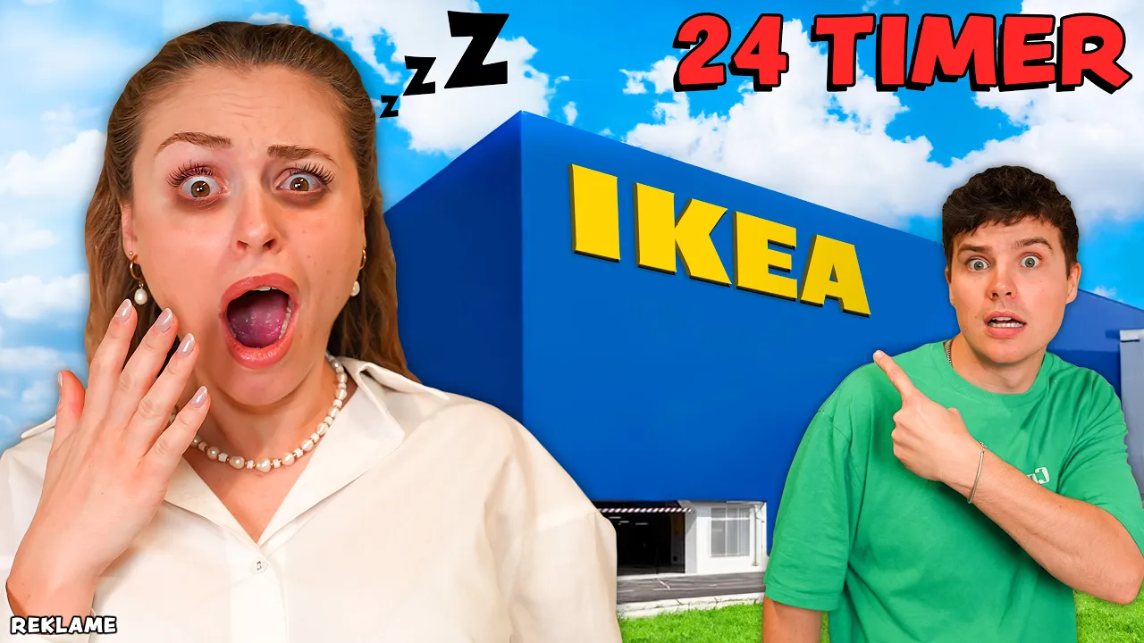 24 timer helt alene i IKEA!