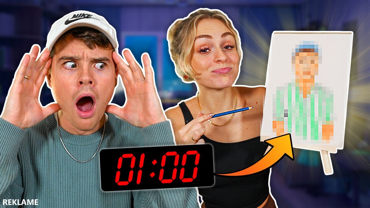 Vi tegner hinanden midt om natten!