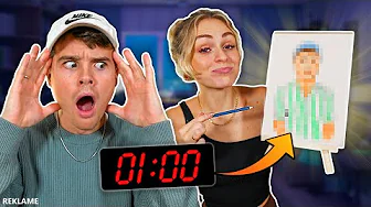 Vi tegner hinanden midt om natten!