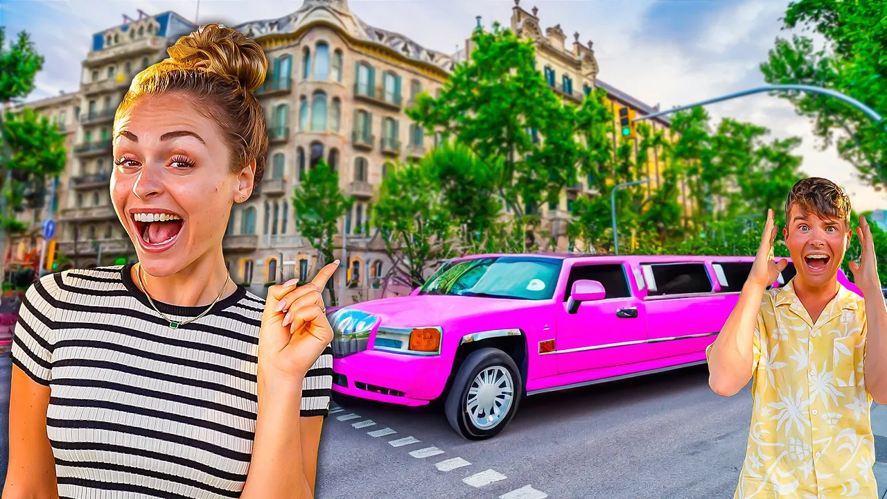 OVERRASKER Mika med en PINK LIMOUSINE!