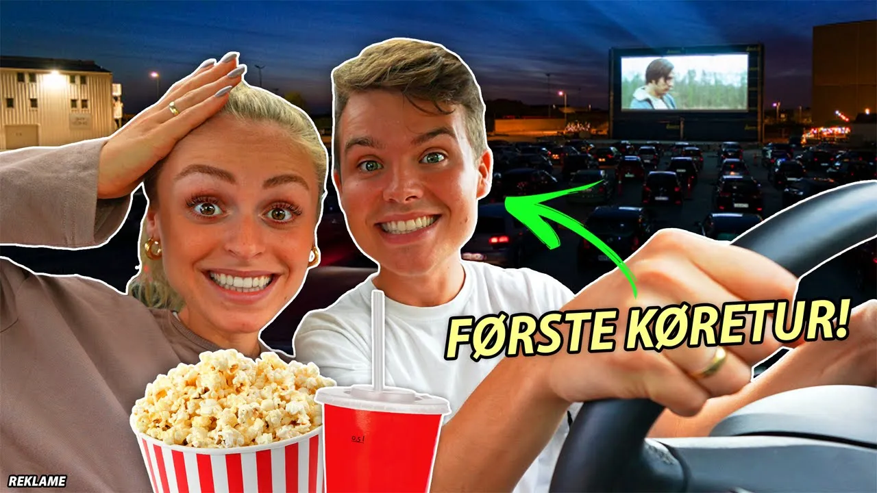 MIKA HAR FÅET KØREKORT - Tager i drive-in bio!